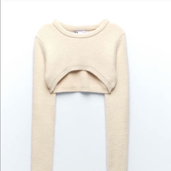 Zara Knit Arm Warmers Bloggers Fav Size Small NWT - Picture 8 of 11